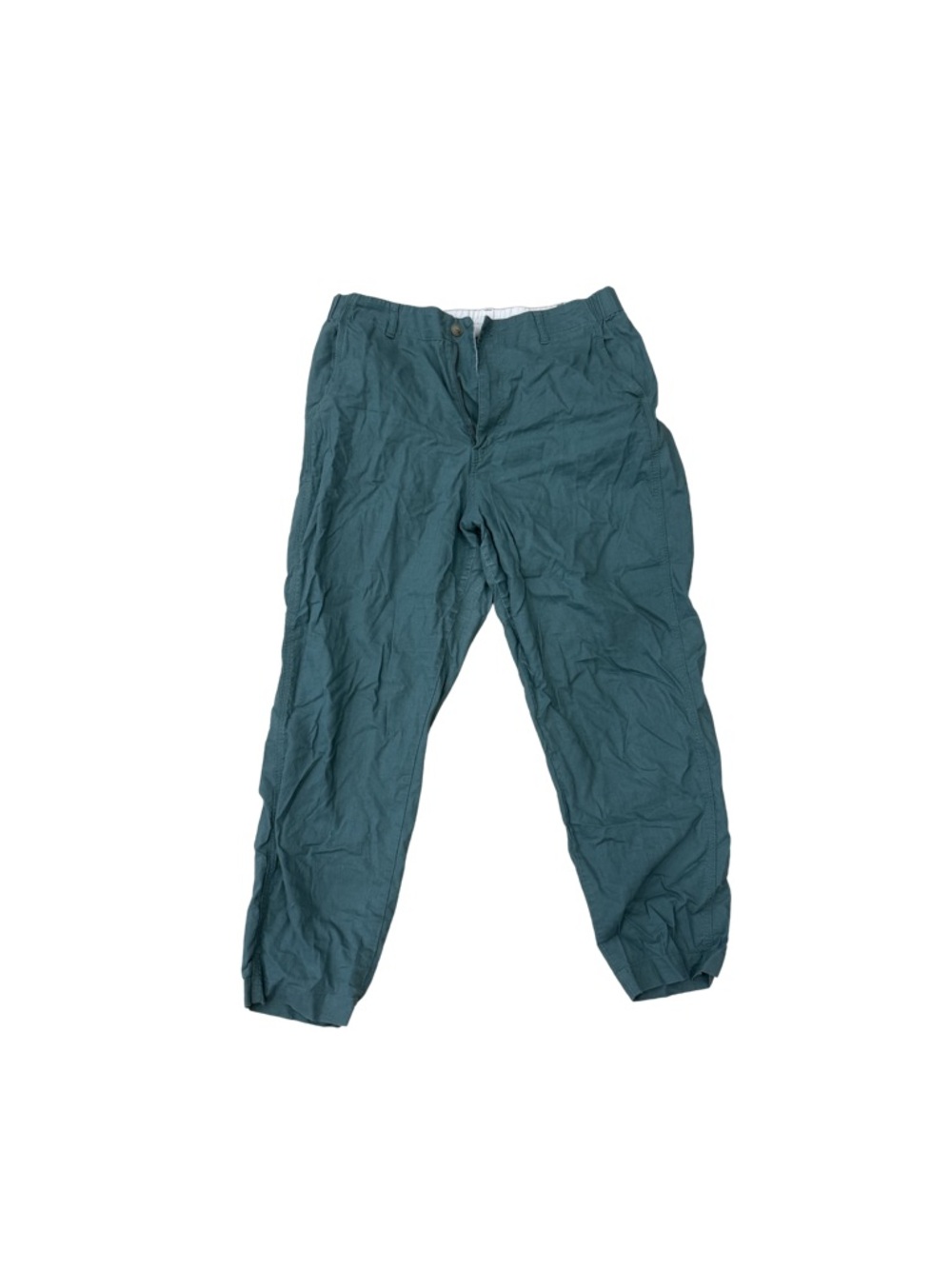 Uniqlo Teal Casual Linen Pants - size large